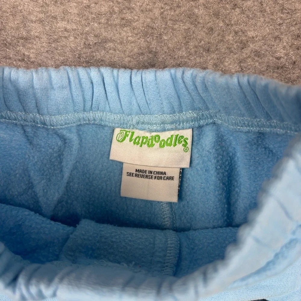 Flapdoodles‎ Sweatpants Baby 18M Blue Round The Universe Space Rocket Planet